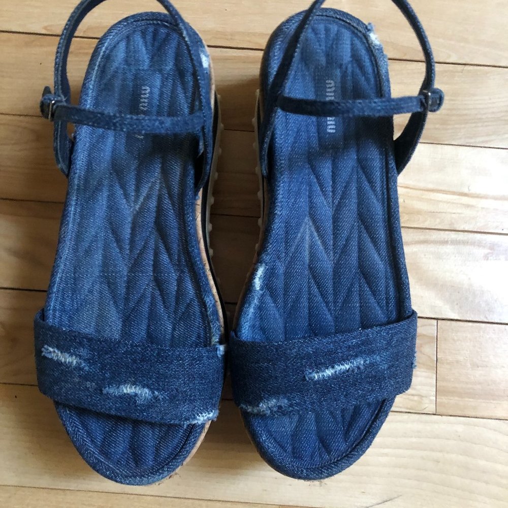 Miu Miu platform sandals
